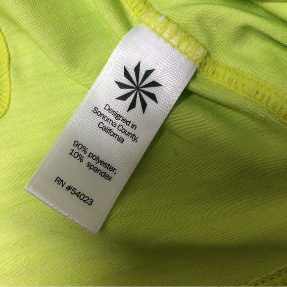 Athleta green bright color top - Picture 9 of 9